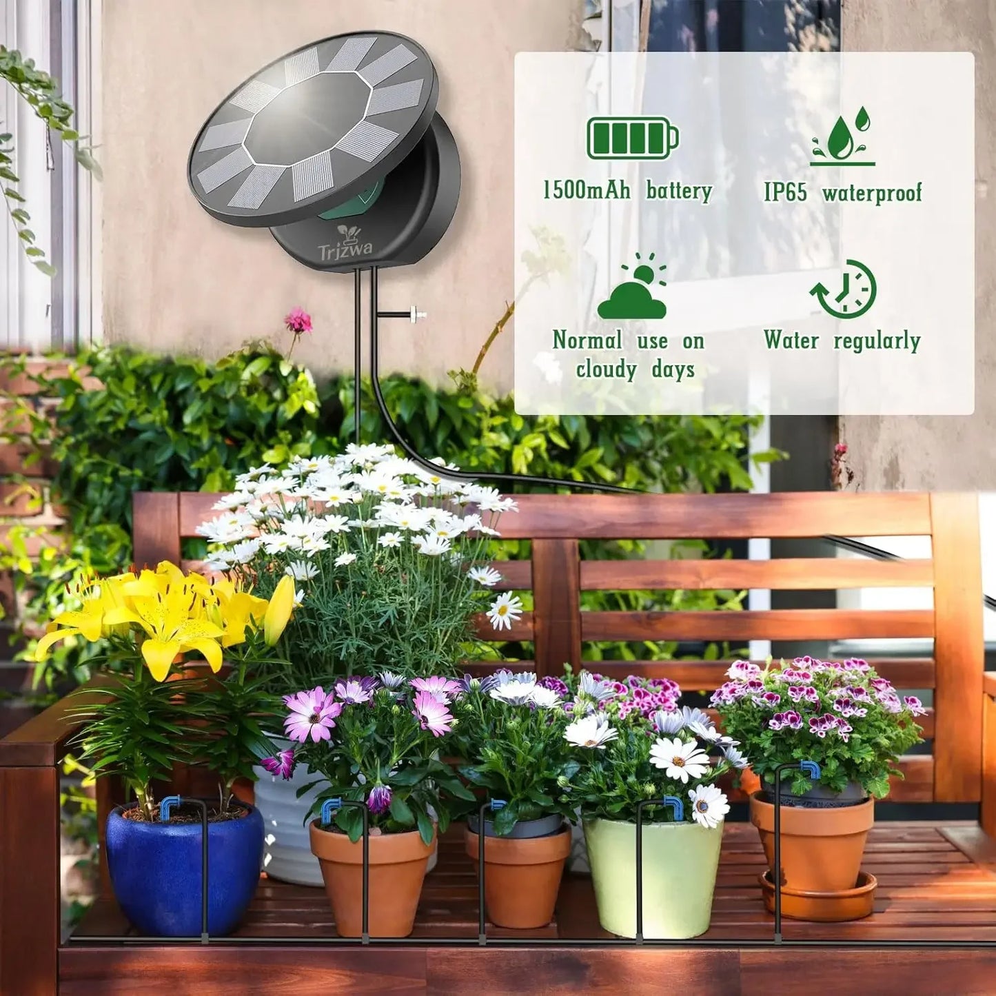 🌿 SmartSolar Kropluś™ – Zestaw Automatycznego Nawadniania