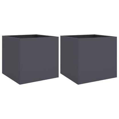 🌿 Greenably Stalowe Bliźniaki™ – Zestaw 2 Donic Ogrodowych Anthracite