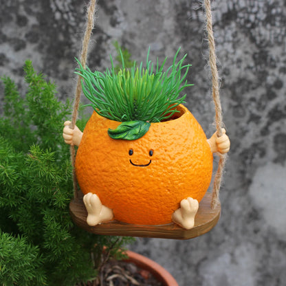 Uśmiechnięta Pomarańcza™ – Zwisający Elf Koszykowy 🍊🧚