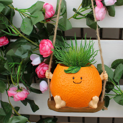 Uśmiechnięta Pomarańcza™ – Zwisający Elf Koszykowy 🍊🧚