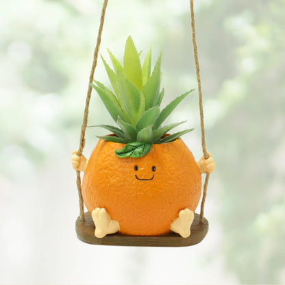 Uśmiechnięta Pomarańcza™ – Zwisający Elf Koszykowy 🍊🧚