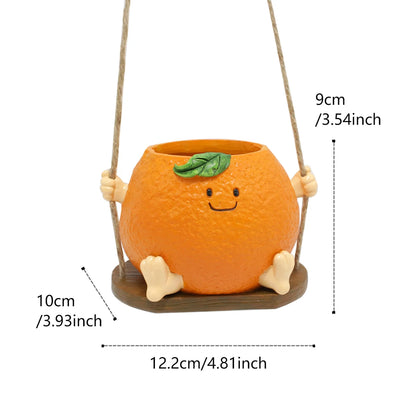 Uśmiechnięta Pomarańcza™ – Zwisający Elf Koszykowy 🍊🧚
