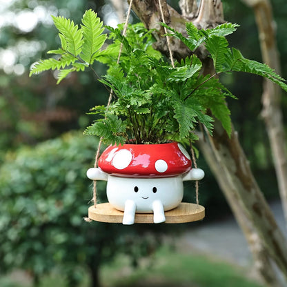 🍄 Szczęśliwy Grzybek™ – doniczka, która rośnie razem z Twoim uśmiechem