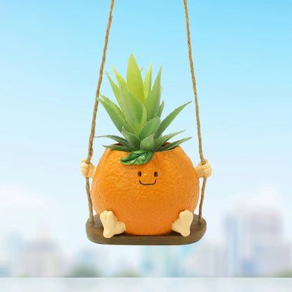Uśmiechnięta Pomarańcza™ – Zwisający Elf Koszykowy 🍊🧚
