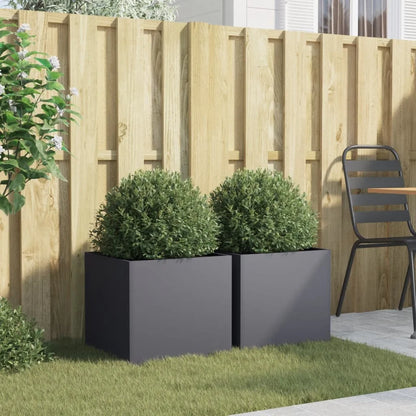 🌿 Greenably Stalowe Bliźniaki™ – Zestaw 2 Donic Ogrodowych Anthracite