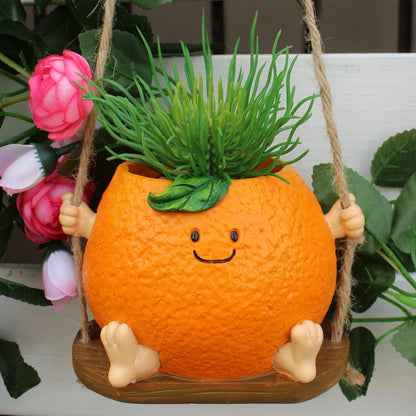 Uśmiechnięta Pomarańcza™ – Zwisający Elf Koszykowy 🍊🧚